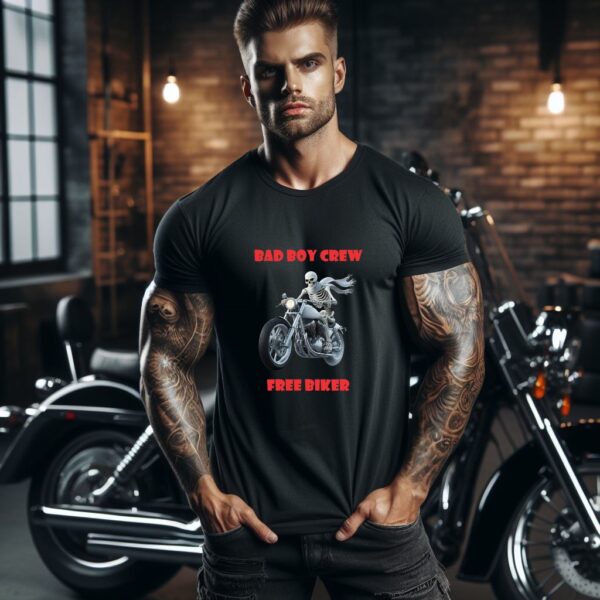 Bikershirt Rocker Bad Boy Crew Motiv 19