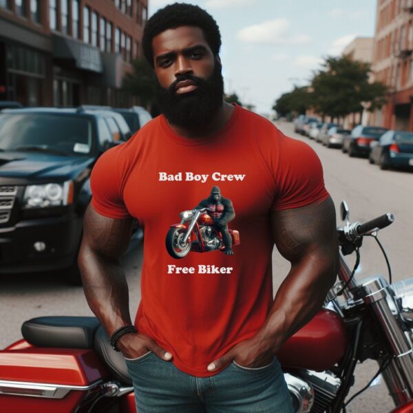 Bikershirt Rocker Bad Boy Crew BBC/rot1
